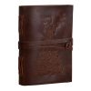 CraftShades - Leather Diary - Princess with Heart Embossed Diary Vintage Artist Sketchbook, Scrapbook, Drawing & Writing Diary with Leather Bound Plain Paper 5 X 7 inch (Dark Princess) - Image 7