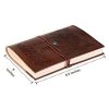 CraftShades - Refillable Leather Diary - Feather with Birds, Leaf of Tree Embossed with Quote 125 GSM Plain 200 Papers Notepad for Men and Women - Size 6 x 8.5 Inch (Tree Embossed) - Image 2