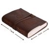 CraftShades - Leather Diary - Princess with Heart Embossed Diary Vintage Artist Sketchbook, Scrapbook, Drawing & Writing Diary with Leather Bound Plain Paper 5 X 7 inch (Dark Princess) - Image 4
