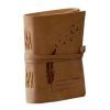 CraftShades - Leather Diary Embossed With Leaf of Tree & a Quote Antique Handmade Leather Bound Diary cum Notepad for Men and Women Plain Paper of 5×7 Inch Size 240 Pages Perfect for Travel Diary - Image 4