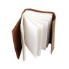 CraftShades - Leather Diary - Antique Handmade Leather Heart of Hearts Bound Notepad for Men and Women Plain Paper Travel Diary and Notebooks to Write 7 x 5 Inch (Camel Brown) - Image 5