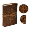 CraftShades - Tree Embossed Leather Diary, Brown Colour Antique Handmade Leather Bound Notepad for Men and Women 7 x 5 Inches, Gift for any one (VINTAGE TREE) - Image 4