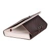CraftShades- Handmade Leather Diary Embossed with star, journey & double wolf Diary with Antique Lock for Artist Sketchbook, Scrapbook, Drawing, Writing etc .Size 5 * 7 inch (DOUBLE WOLF) - Image 2