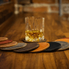 Round Leather Coasters - Image 5