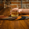 Round Leather Coasters - Image 4