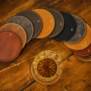 Image for Round Leather Coasters