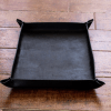 Handmade Italian leather catch all tray - Image 5