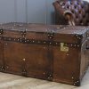 CraftShades Handmade Bridle Leather Coffee Table Trunk - Image 2