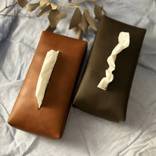 Image for Leather Tissue Box