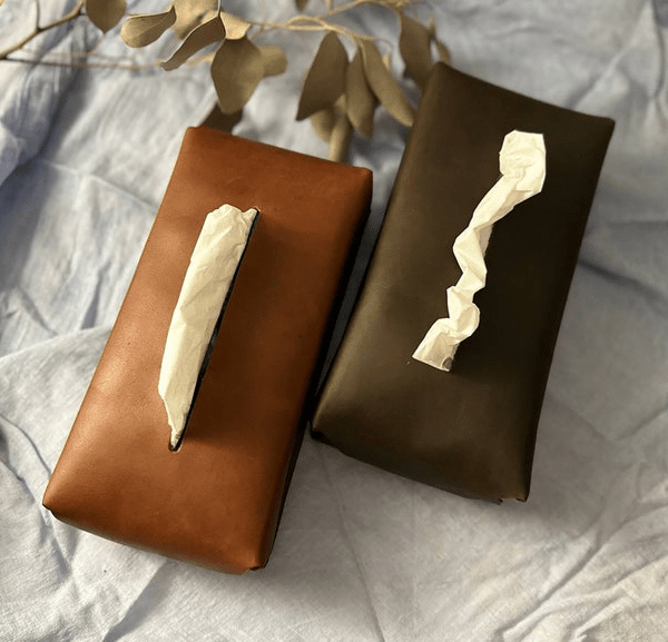 Image for Leather Tissue Box