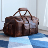 CraftShades Leather Duffle Bag for Men - Stylish and Durable Travel Bag - Image 2