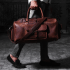 CraftShades Leather Duffle Bag - Elegance and Functionality in One - Image 2