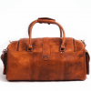Handcrafted Heritage Leather Duffle Bag - Image 7