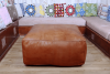 Amazing square Ottoman Pouffe Moroccan leather |