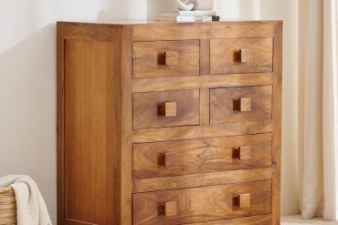 Craftshades Antique Wooden Chest of 6 Drawers