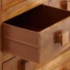 Craftshades Antique Wooden Chest of 6 Drawers - Image 4