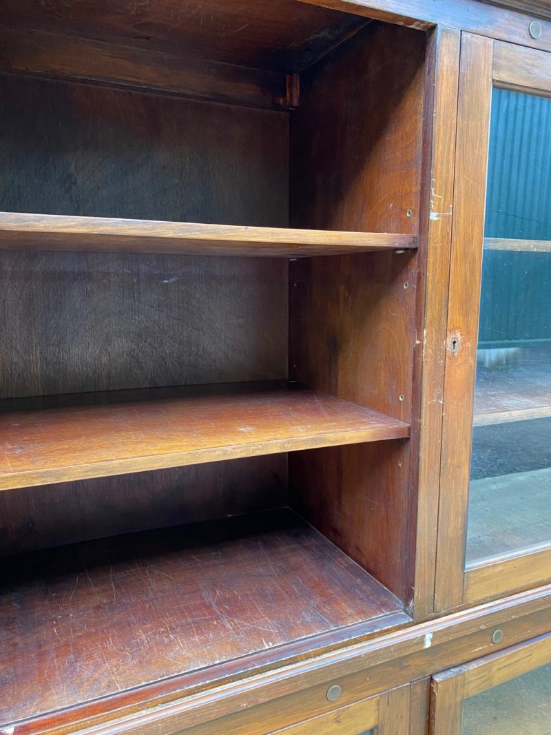Craftshades Antique Wooden Double Glass Cabinet - Image 5
