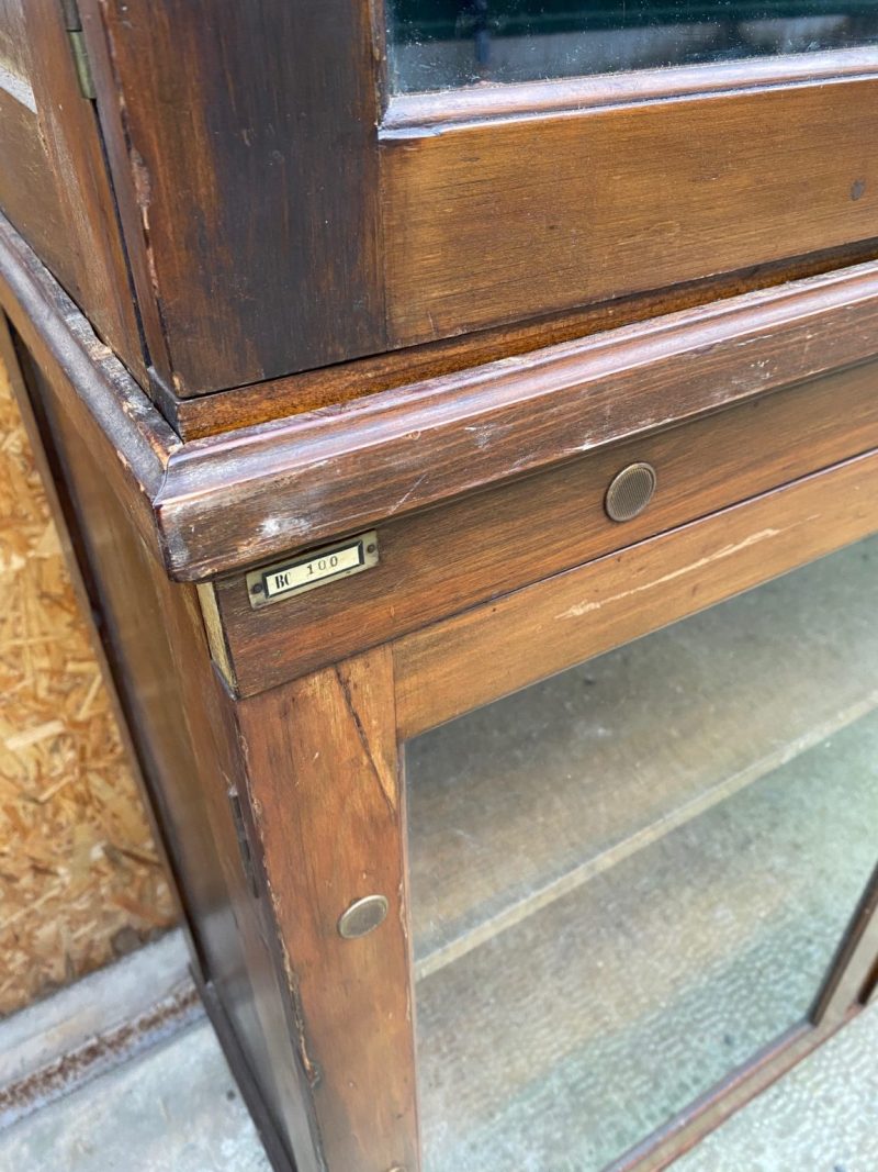 Craftshades Antique Wooden Double Glass Cabinet - Image 3