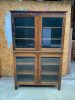 Craftshades Antique Wooden Double Glass Cabinet