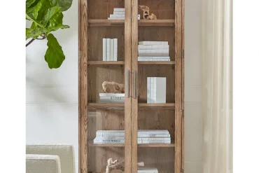 Craftshades Antique Wooden Glass Cabinet