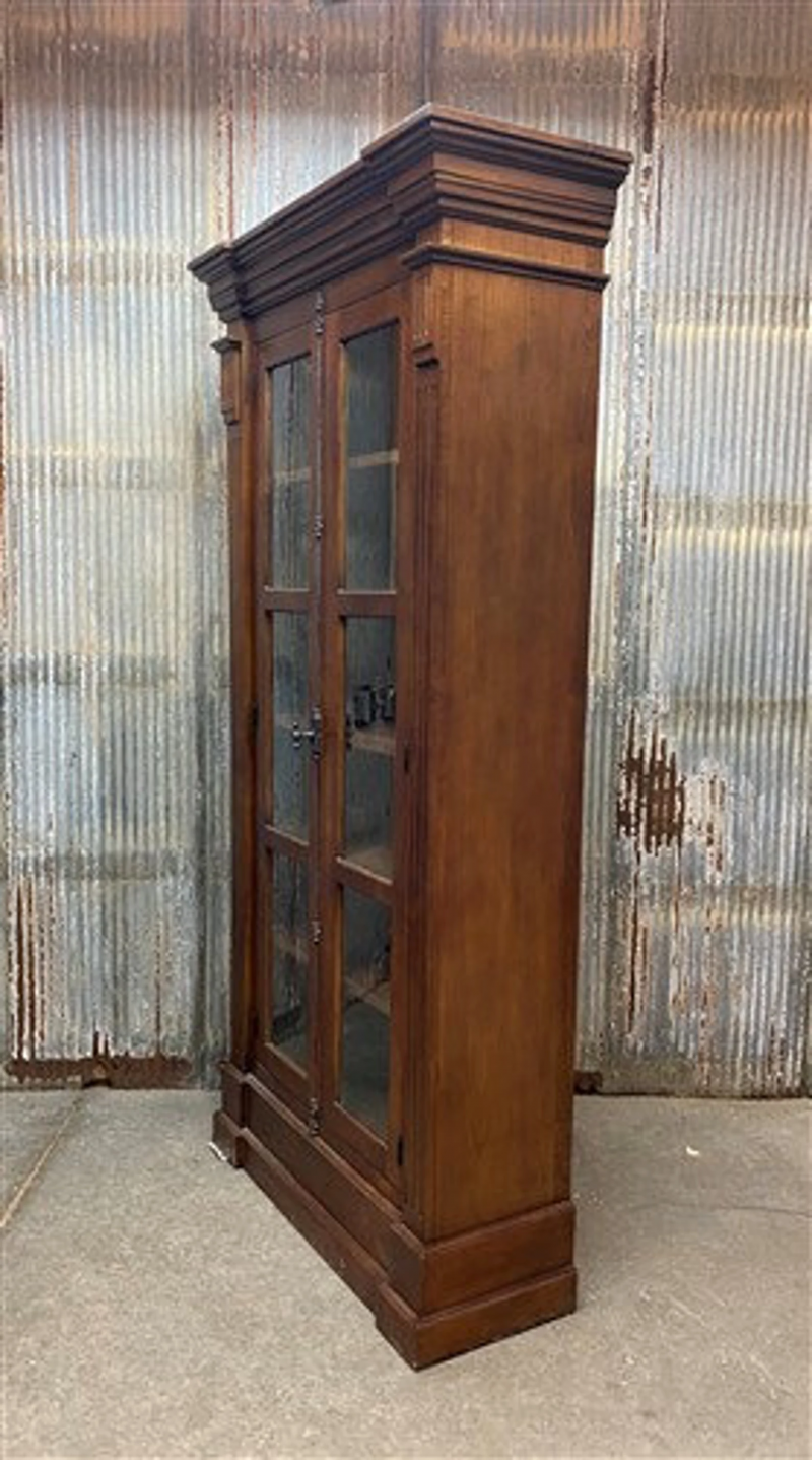 Craftshades Antique Wooden Glass Display Cabinet - Image 2