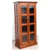 Craftshades Antique Wooden Glass Fronted Library Bookcase - Image 3