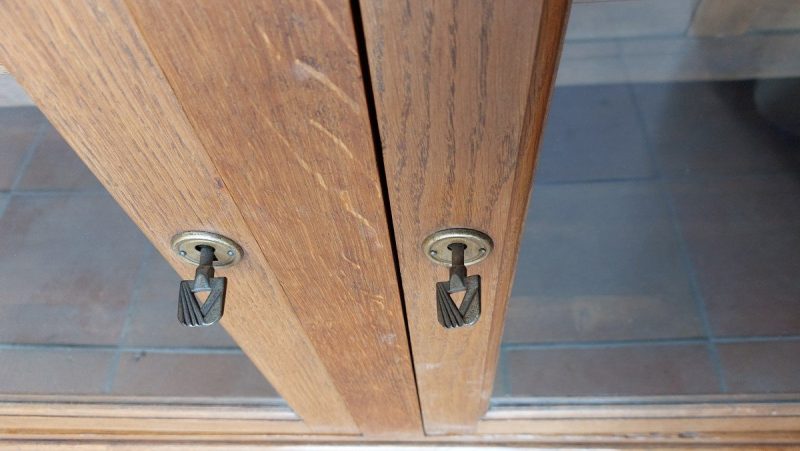 Craftshades Antique Wooden Vitrine Vintage en chêne - Image 5