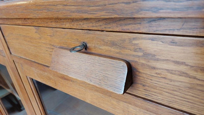 Craftshades Antique Wooden Vitrine Vintage en chêne - Image 4