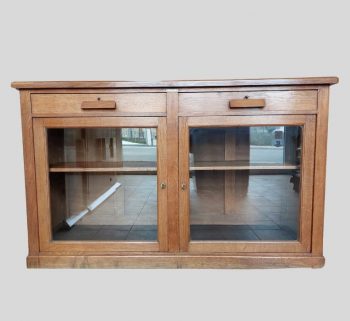 Craftshades Antique Wooden Vitrine Vintage en chêne