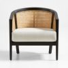 Craftshades Black Cane Wooden Chair.