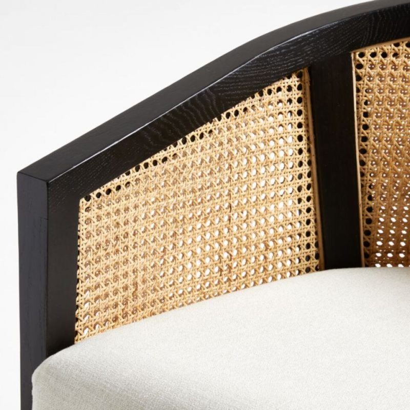 Craftshades Black Cane Wooden  Chair - Image 4