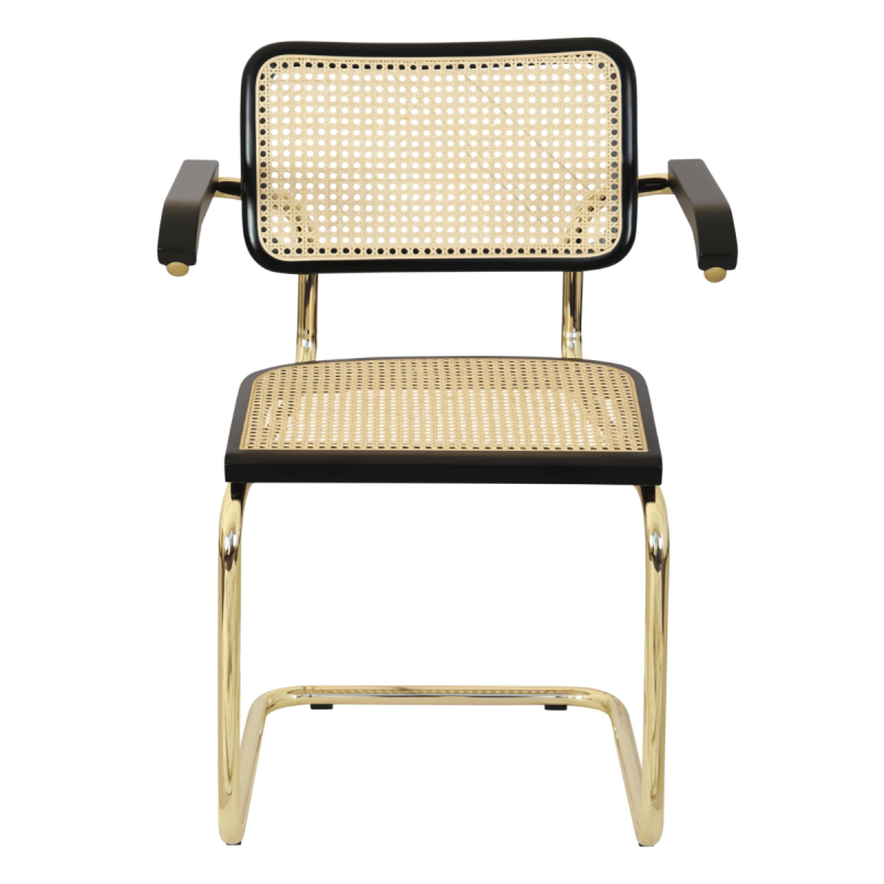 Craftshades  Cane Cantilever Wooden Chair - Image 7