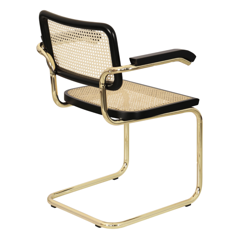 Craftshades  Cane Cantilever Wooden Chair - Image 4