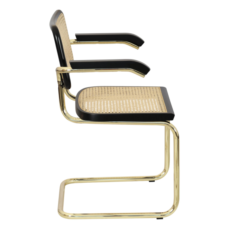 Craftshades  Cane Cantilever Wooden Chair - Image 2