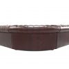 Craftshades Dark Maroon L shape Chesterfield Sofa - Image 3