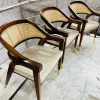 Craftshades  Wooden Chair Rattan Arm Chair - Image 4