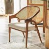 Craftshades  Wooden Chair Rattan Arm Chair - Image 2