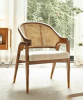 Craftshades Wooden Chair Rattan Arm Chair