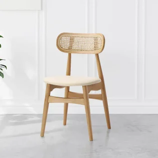 Craftshades rattan back Wooden Chair
