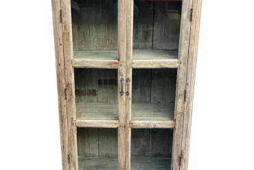Craftshades Antique Wooden And Glass Cabinet
