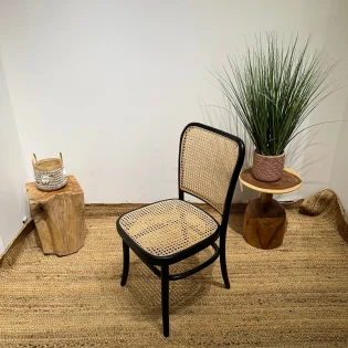 craftshades Black wooden dining chairs