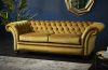 craftshades Mustard Yellow four seater Chesterfield