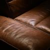 Craftshades Saddle Brown L Shape Chesterfield Sofa - Image 3