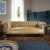 craftshades Warm Tan three seater Chesterfield sofa