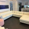 craftshades Cream L shape Chesterfield sofa - Image 3