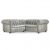 Craftshades Gray L Shape Chesterfield Sofa
