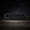 craftshades rich dark brownish-gray three seater Chesterfield sofa
