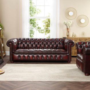 Craftshades Three Seaters Chesterfield Sofa.