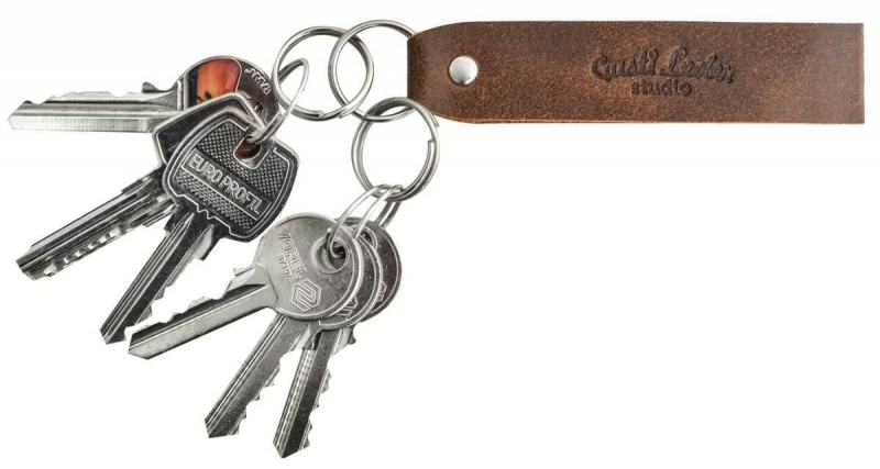 Key chain Brown Leather - Image 4