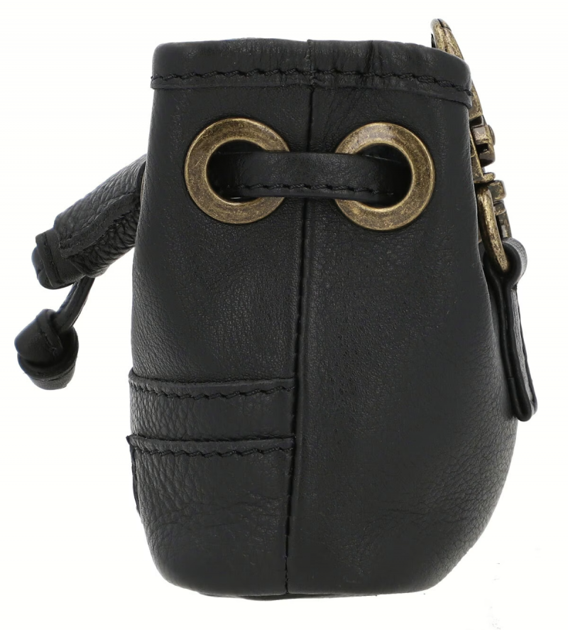 Premium Black Leather Dog Treat Bag - Image 3